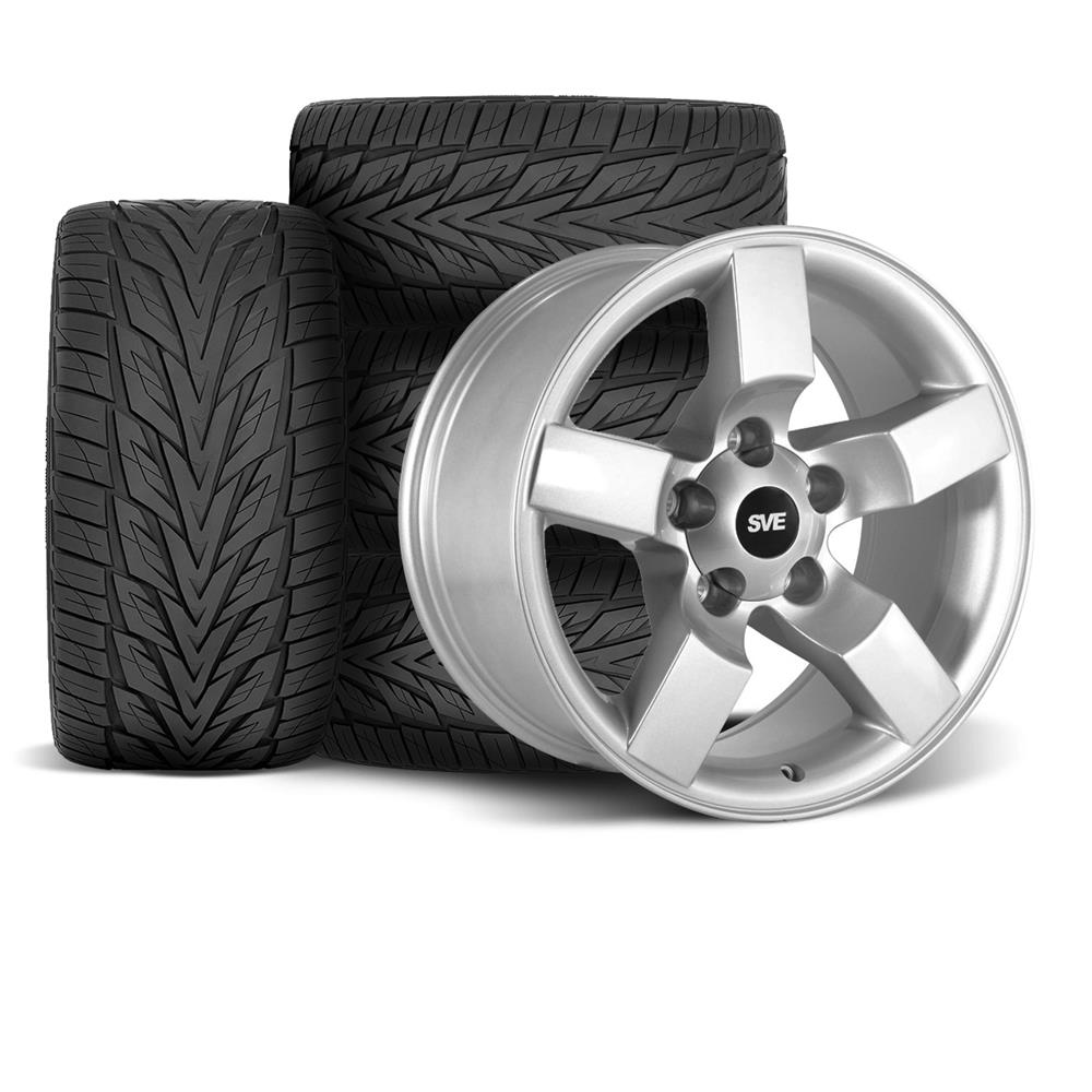 1999-04 F-150 SVT Lightning SVE 01-02 Style Wheel & Toyo Tire Kit - 18x9.5  - Silver