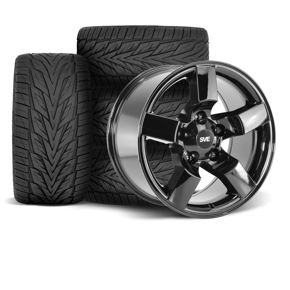 1999-04 F-150 SVT Lightning SVE 01-02 Style Wheel & Toyo Tire Kit - 18x9.5  - Black