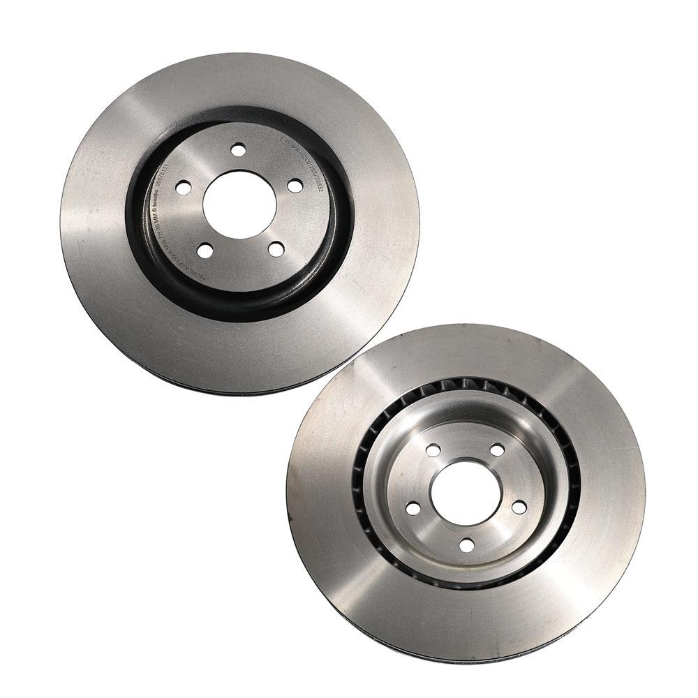 2007-14 Mustang Brembo Rotor & Pad Kit - 14" Front & 11.81" Rear GT/GT500/Boss 302