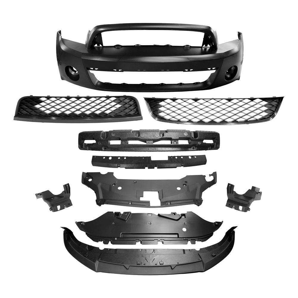 2010-14 Mustang 10-12 GT500 Style Front Bumper Conversion Kit