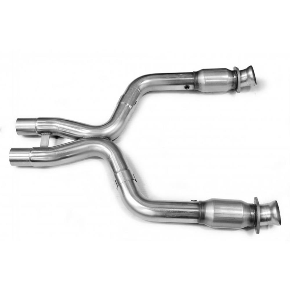 Kooks Mustang Long Tube Headers w/ Green Catted X-Pipe (11-14) GT500 5. ...