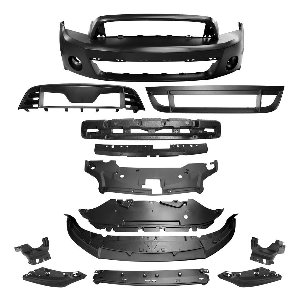 2010-14 Mustang 13-14 GT500 Style Front Bumper Conversion Kit