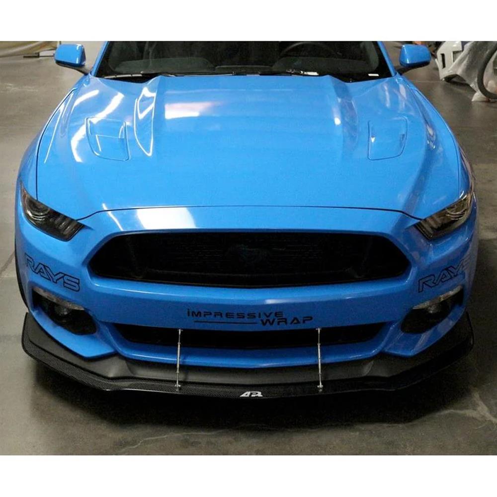 2015-17 Mustang APR Carbon Fiber Front Splitter w/ Support Rods  - Performance Pack