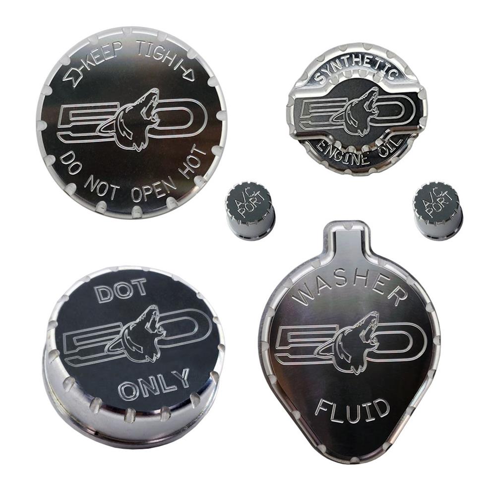 2015-2017 Mustang UPR Howling Coyote Machined Engine Cap Kit
