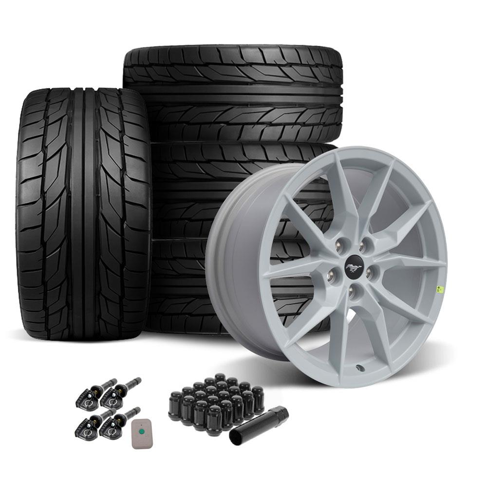 2015-23 Mustang Ford Performance Dark Horse Wheel & Nitto Tire Kit - 19x9.5/10  - Battleship Gray