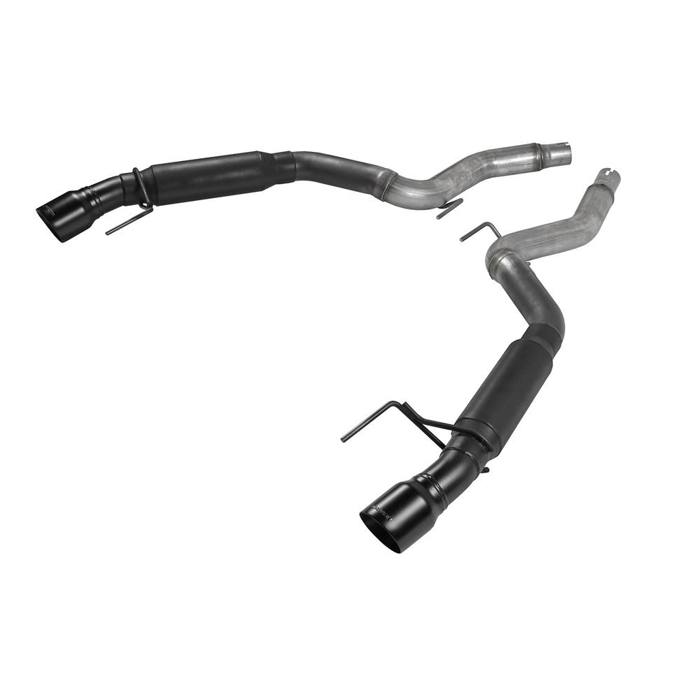 2015-23 Mustang Flowmaster Outlaw Axle Back Exhaust  - Black Tips 3.7/Ecoboost