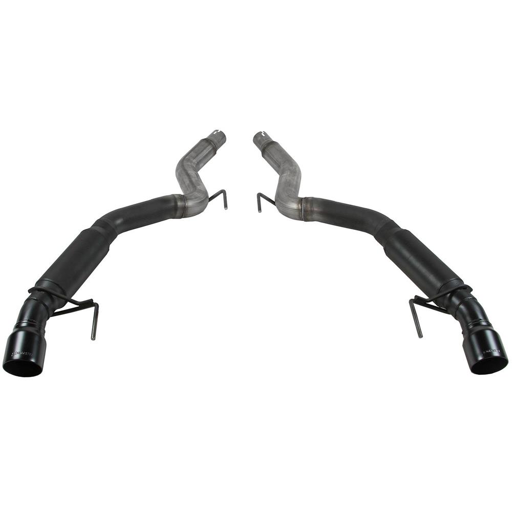 2015-23 Mustang Flowmaster Outlaw Axle Back Exhaust  - Black Tips 3.7/Ecoboost