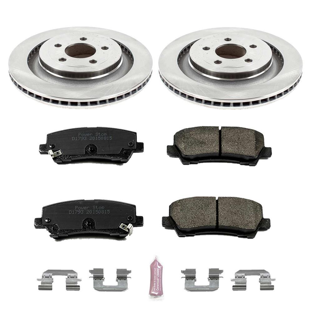 2015-2023 Mustang PowerStop OE Rotor & Pad Kit - 15" Front & 13" Rear