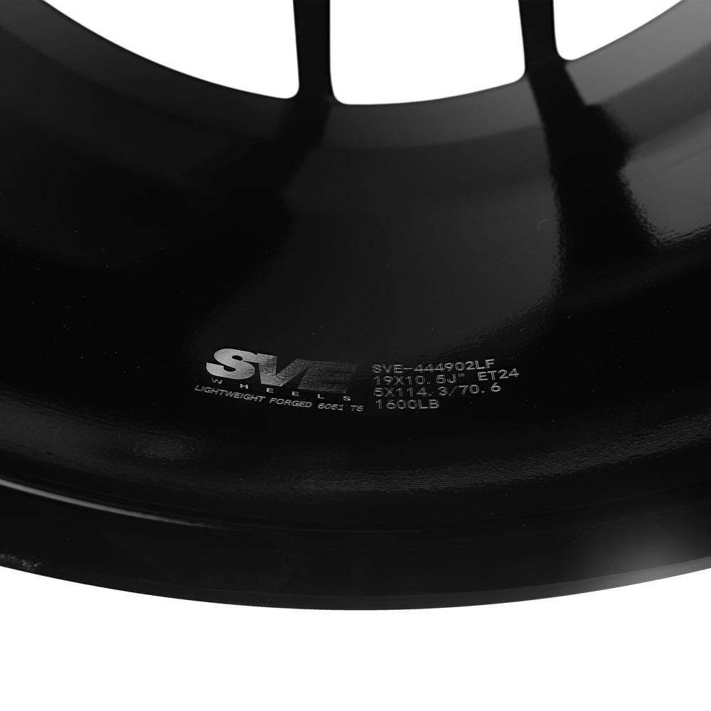 2015-23 Mustang SVE DHP1 Forged Wheel & Kenda Tire Kit - 19x10.5/11  - Black Mach 1