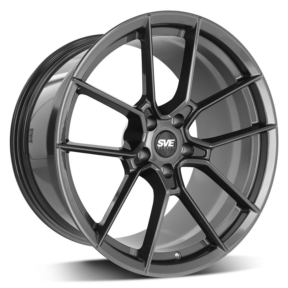 2015-23 Mustang SVE DHP1 Forged Wheel & Kenda Tire Kit - 19x10.5/11  - Graphite Mach 1