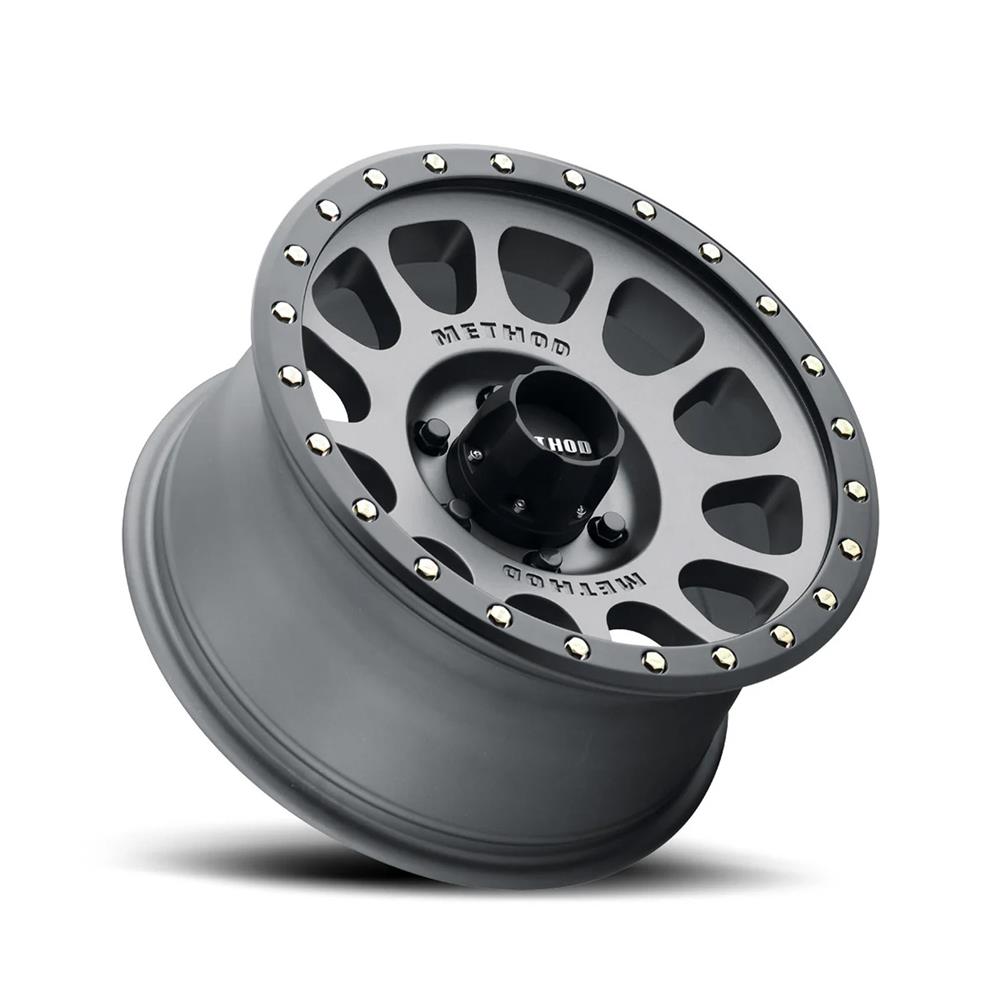 2010-26 F-150 Raptor Method 305 Wheel - 17x8.5"  - Titanium w/ Black Lip