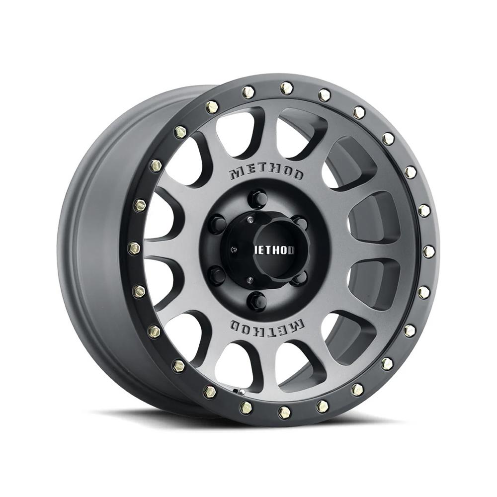 2010-26 F-150 Raptor Method 305 Wheel - 17x8.5"  - Titanium w/ Black Lip