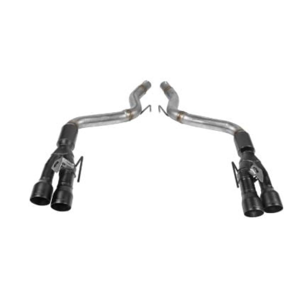 2018-23 Mustang Flowmaster Outlaw Axle Back Exhaust w/ Active Exhaust  - Black Tips 5.0