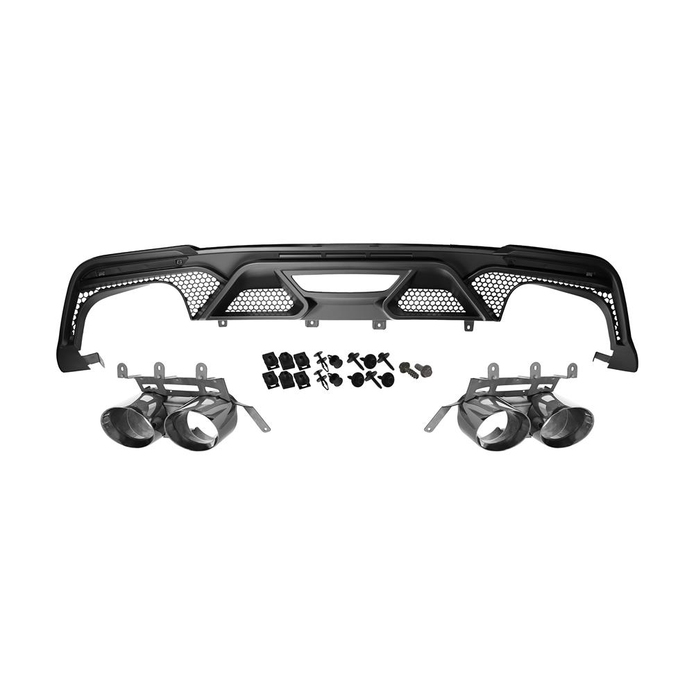 2018-23 Mustang GT500 Style Rear Valance With Tips
