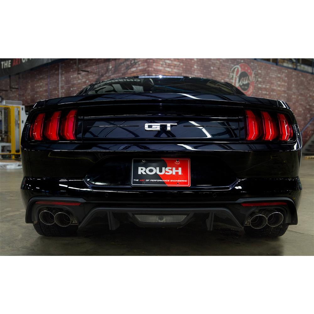 2018-2024 Mustang 5.0 Roush Axle Back Exhaust - w/ Active Exhaust