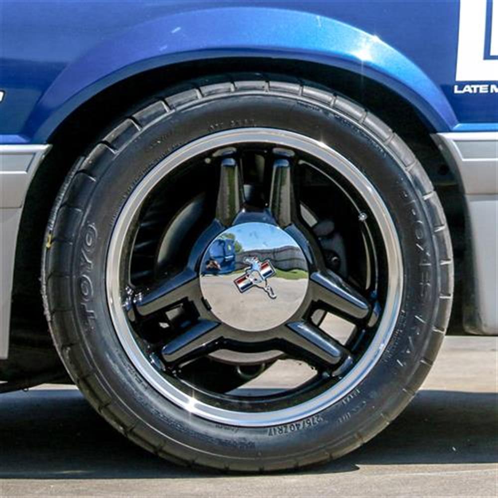 1979-2004 Mustang SVE 5 Lug 93 Cobra R Style Wheel & Sumitomo Tire Kit - 17x8 - Black