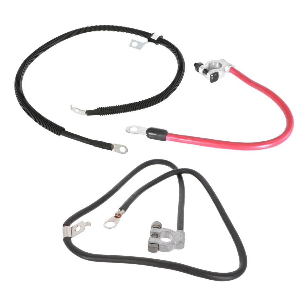 1979-85 Mustang Battery Tray & Cable Kit 5.0