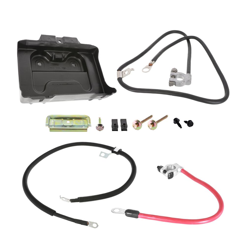 1979-85 Mustang Battery Tray & Cable Kit 5.0