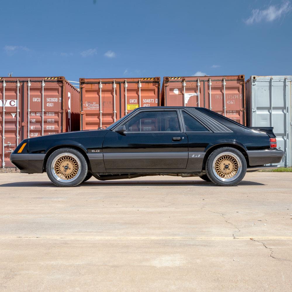 1979-1993 Mustang SVE Fox Body 4 Lug Mesh Wheel - Classic Gold - 17x9