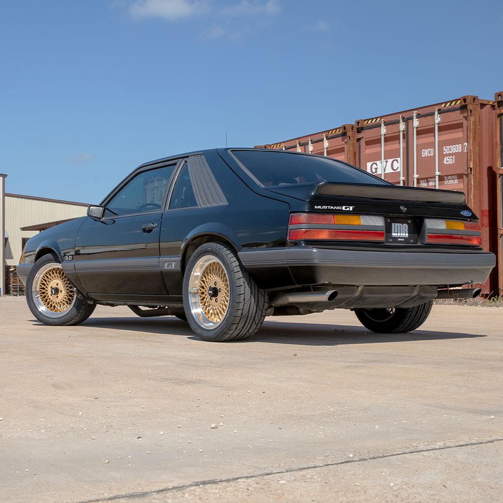 1979-93 Mustang SVE 5 Lug Mesh Wheel & Sumitomo Tire Kit - 17x8/9  - Classic Gold