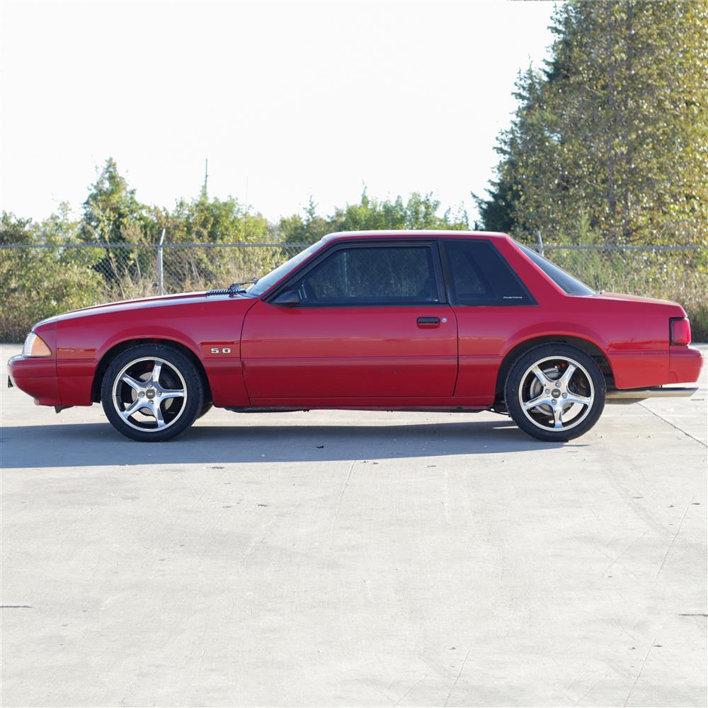 1979-93 Mustang SVE 4 Lug Cobra R Wheel & Nitto Tire Kit - 17x8/9  - Chrome