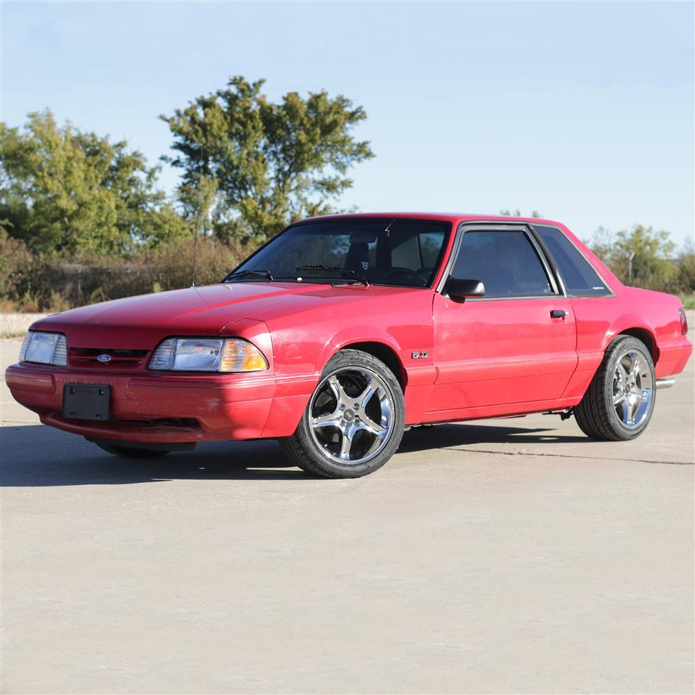 1979-93 Mustang SVE 4 Lug Cobra R Wheel & Nitto Tire Kit - 17x8/9  - Chrome
