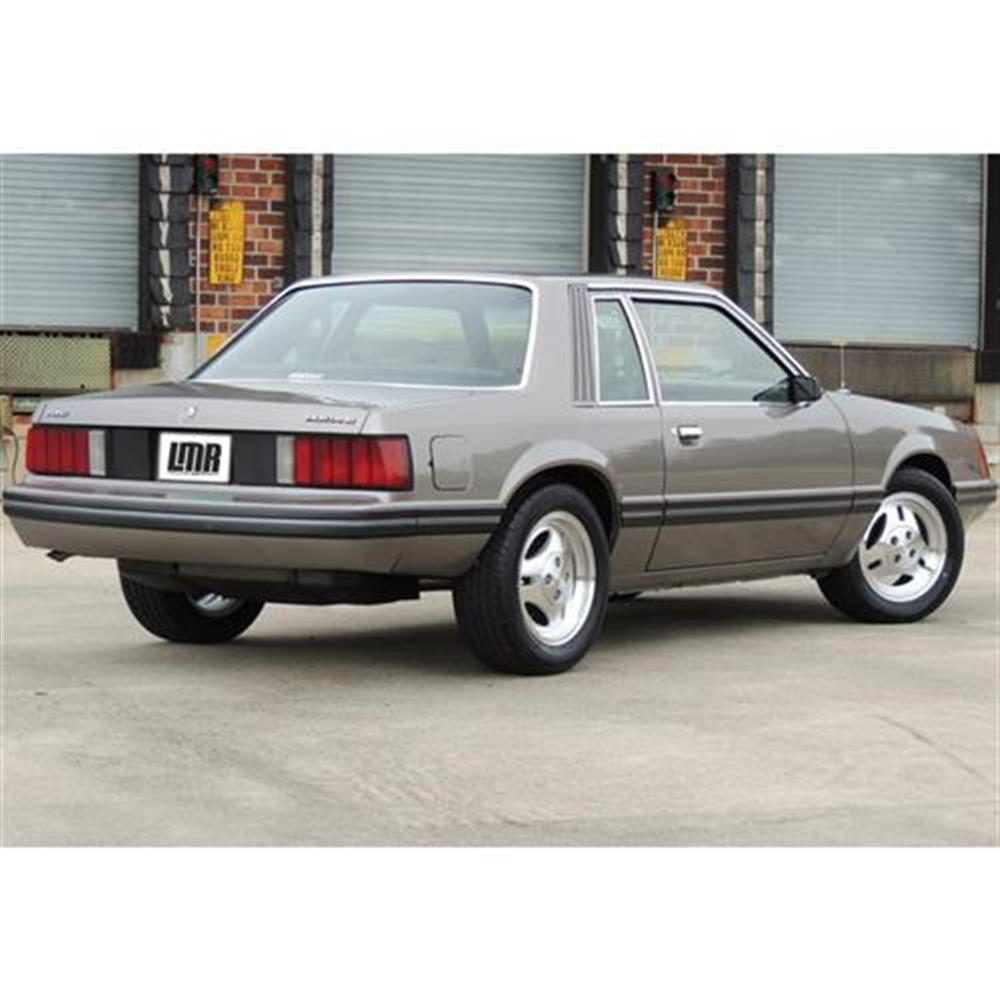 1979-1993 Mustang 4 Lug TRX R390 Style Wheel & Firestone Tire Kit - 16x7 - Machined