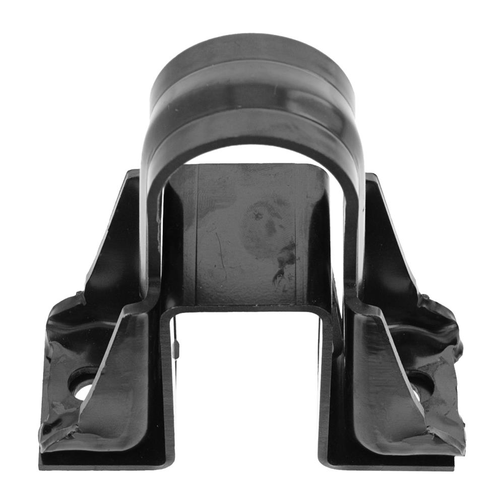 Complete Front Bumper Kit For 1984-1986 Toyota Pickup 2WD - Black, Includes Brackets & End Caps - Aftermarket