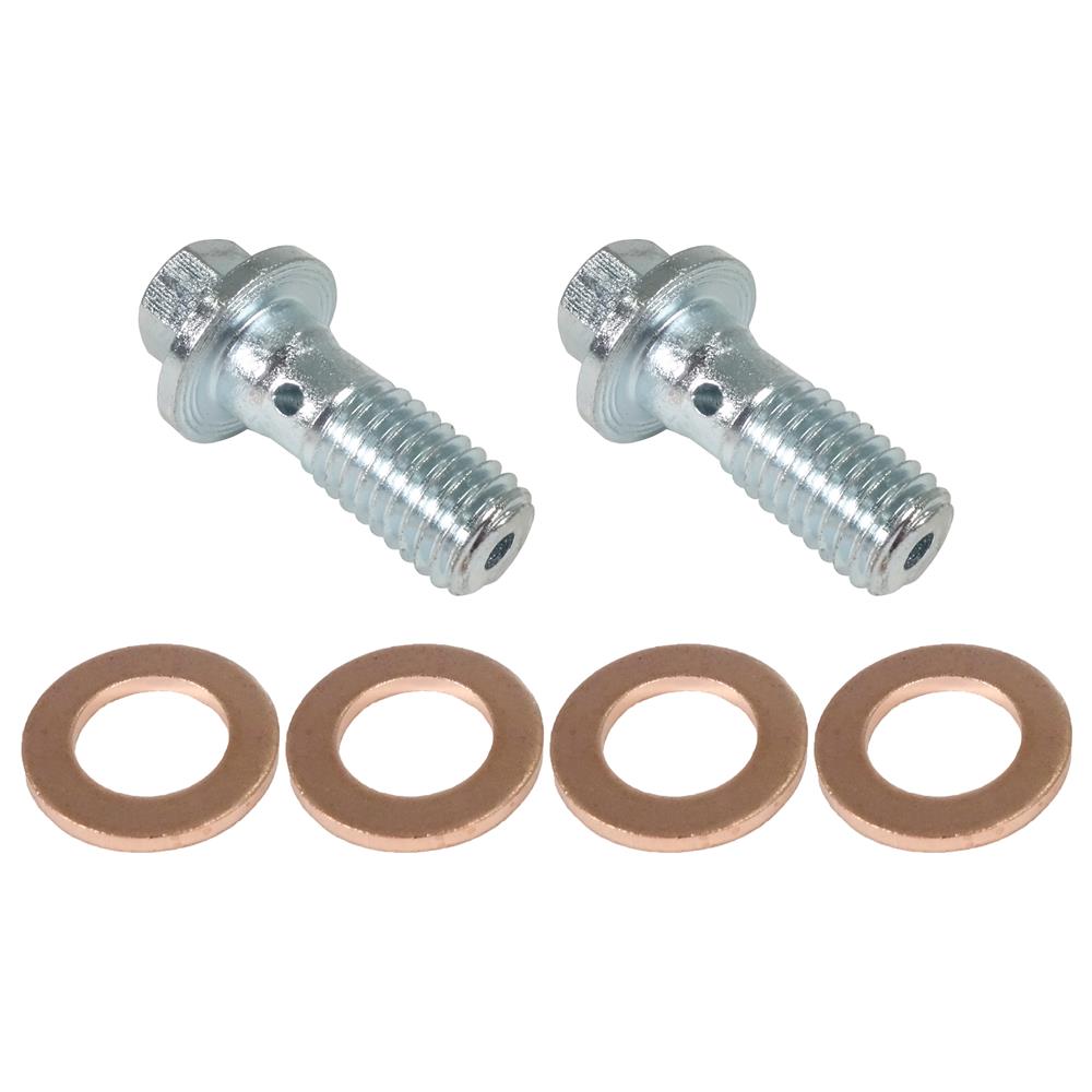Mustang Front Brake Caliper Banjo Bolt Kit | 84-93