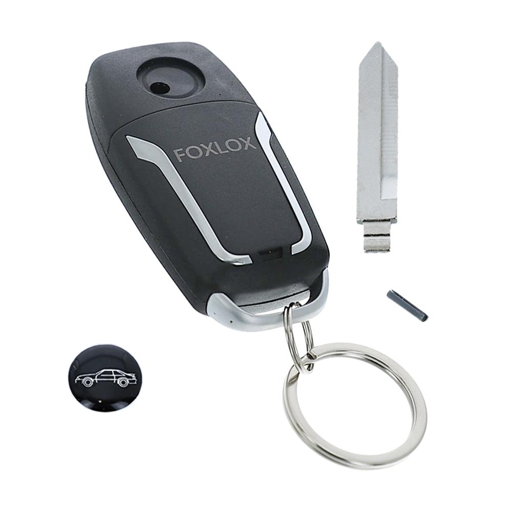 1985-93 Mustang Single Key Lock & Keyless Entry Conversion Kit - Black