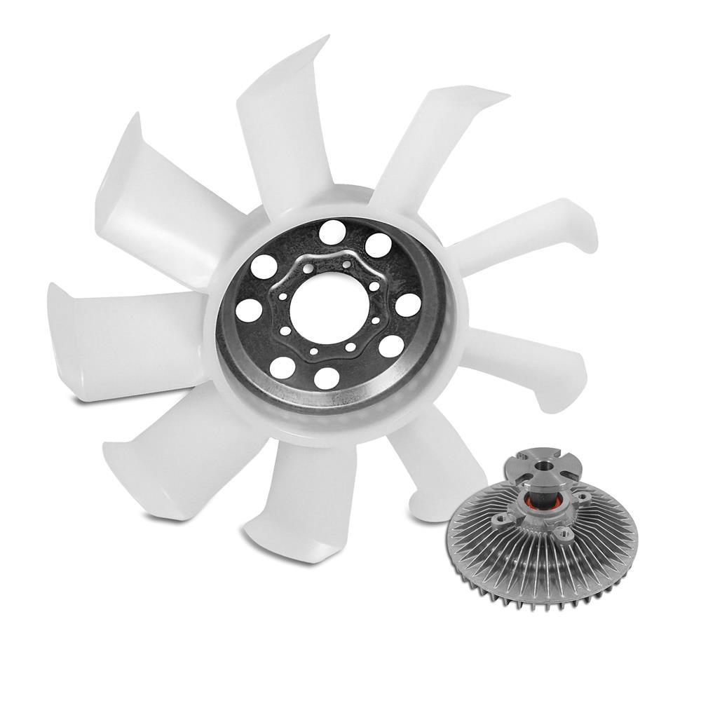 1986-93 Mustang SVE Aluminum Radiator & Stock Fan Kit  - Black 5.0