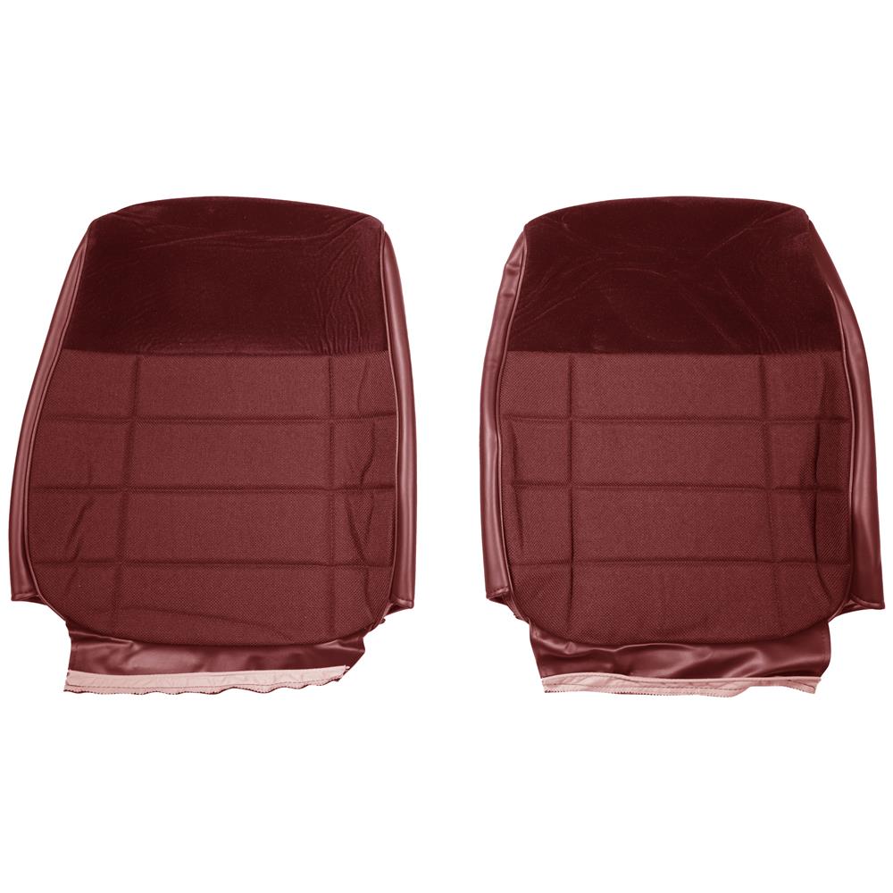 1990-92 Mustang Acme Standard Seat Upholstery - Cloth  - Scarlet Red Coupe