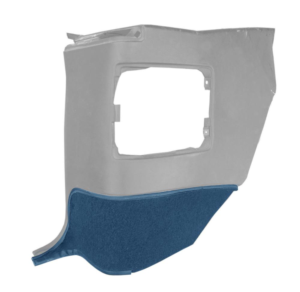 Mustang Convertible Quarter Trim Carpet -Crystal Blue | 90-92
