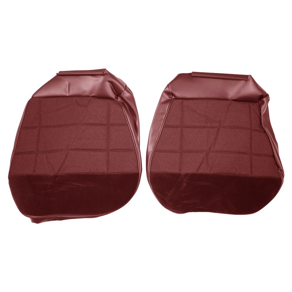 1990-92 Mustang Acme Standard Seat Upholstery - Cloth  - Scarlet Red Hatchback