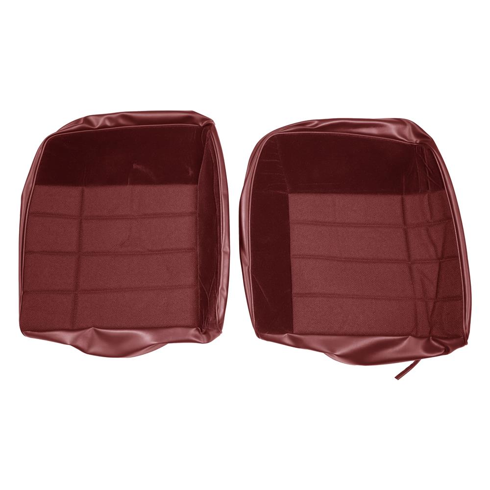 1990-92 Mustang Acme Standard Seat Upholstery - Cloth  - Scarlet Red Hatchback