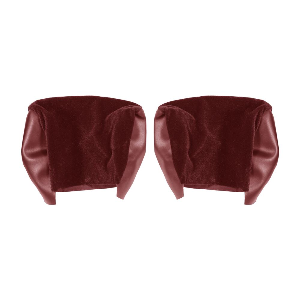 1990-92 Mustang Acme Standard Seat Upholstery - Cloth  - Scarlet Red Hatchback