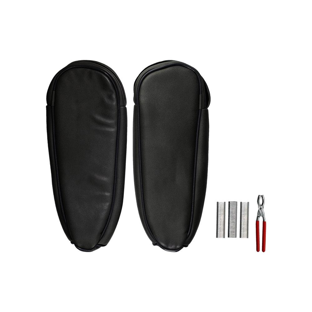 1992-1996 Bronco Acme Seat Upholstery w/ Front Buckets - Vinyl - Black