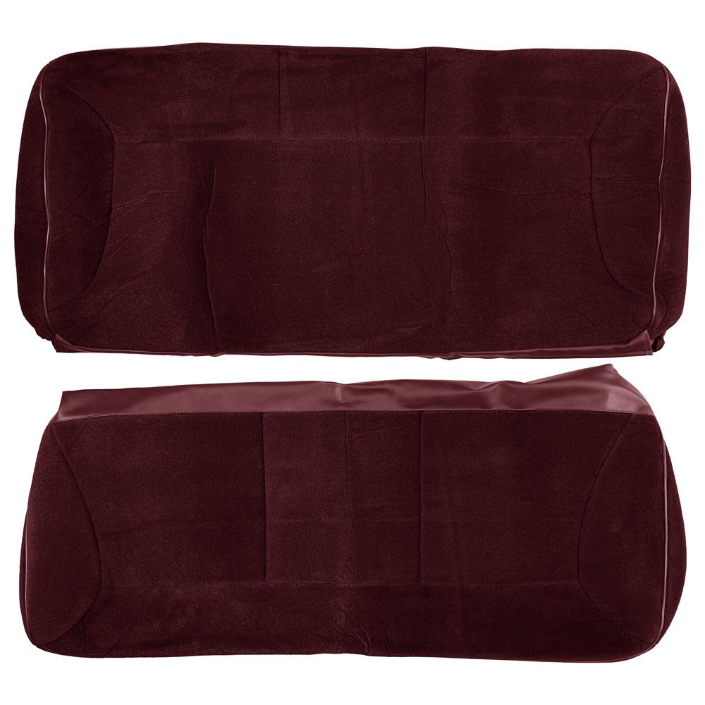 1992-93 Bronco Acme Seat Upholstery w/ Front Buckets - Cloth  - Red