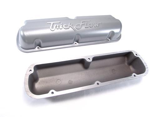 1992-96 Bronco Trick Flow  Short Valve Covers  - Silver 5.0/5.8