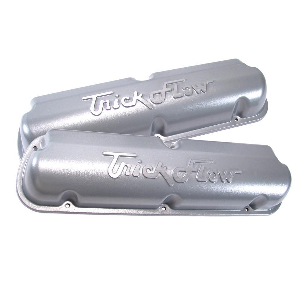 Trick Flow Bronco Short Valve Covers - Silver (92-96) 5.0|5.8 TFS