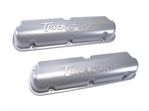 1992-96 Bronco Trick Flow  Short Valve Covers  - Silver 5.0/5.8
