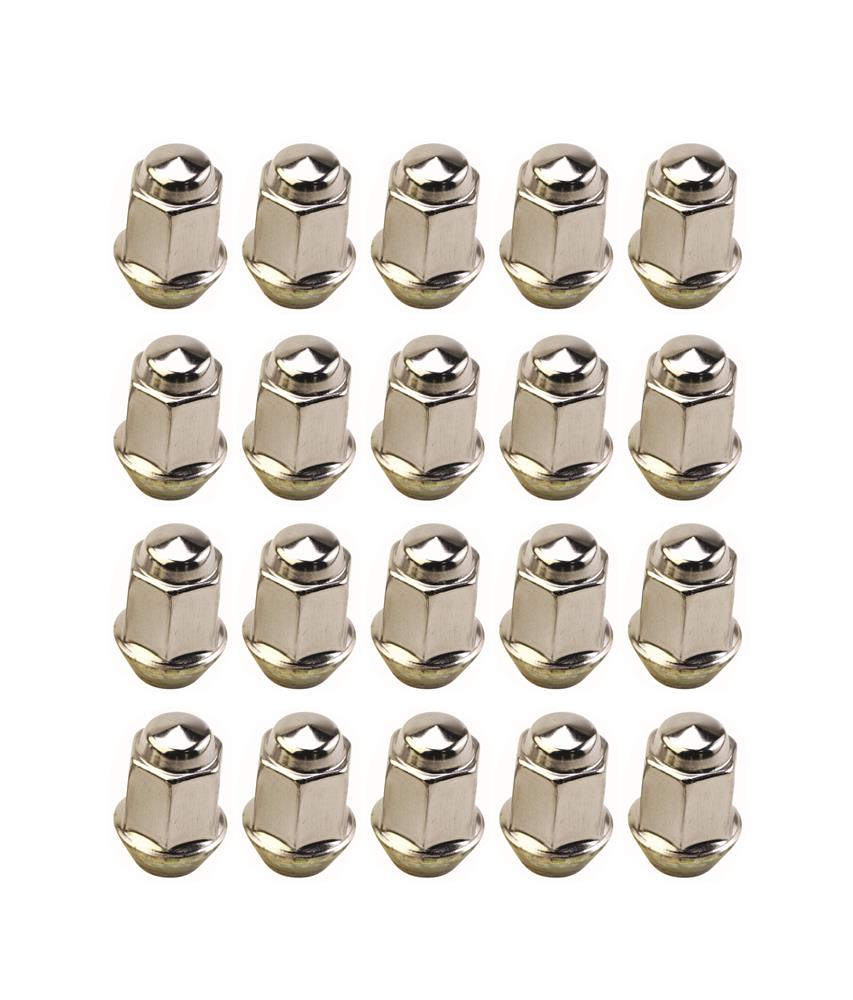 1993-95 F-150 SVT Lightning Ford Performance Acorn Lug Nuts  - Polished Stainless