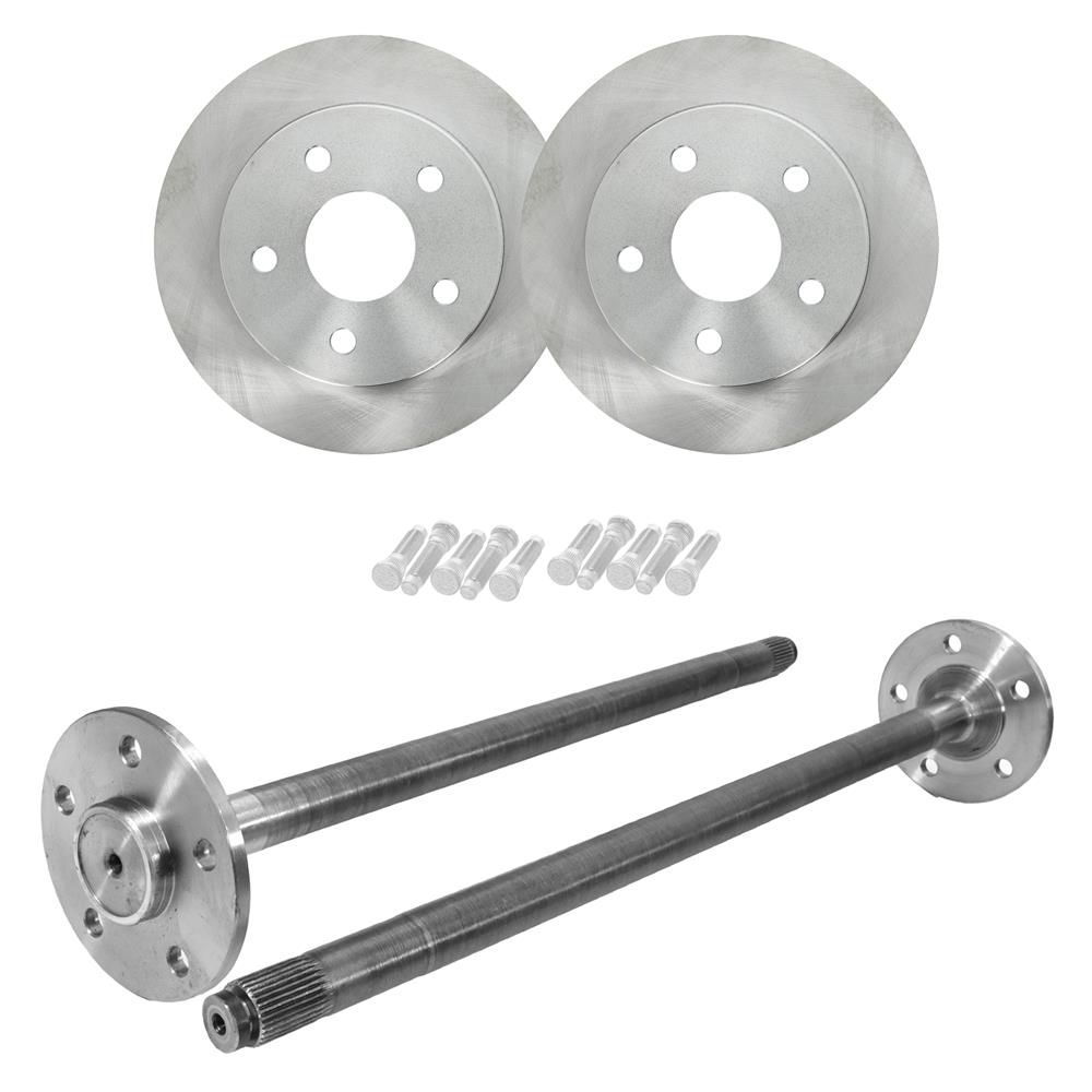 Mustang 5 Lug Rear Axle & Rotor Kit - 28 Spline (1993) Cobra