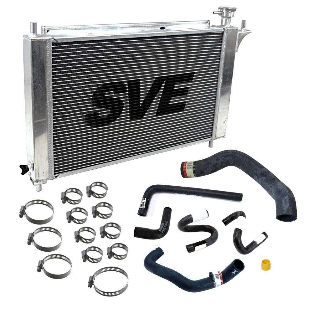 1994-95 Mustang SVE Aluminum Radiator & Rubber Hose Kit 5.0