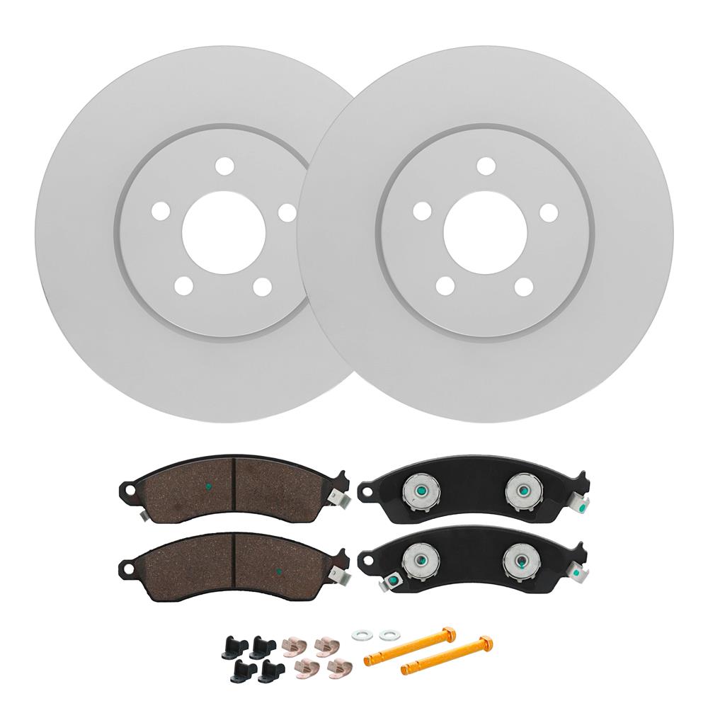 1994-04 Mustang Front Brake Rotor & Pad Kit - 13" Cobra/Bullitt/Mach 1