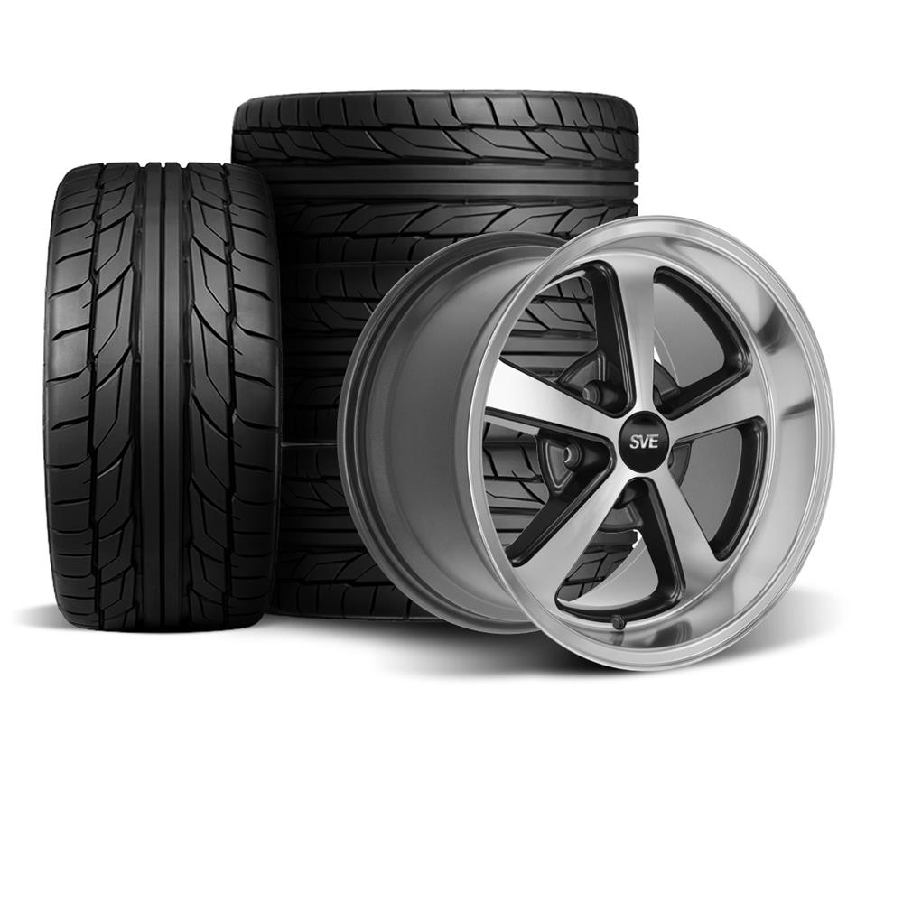 Mustang SVE Mach 1 Style Wheel & Nitto Tire Kit - 17x9/10.5 | 94-04