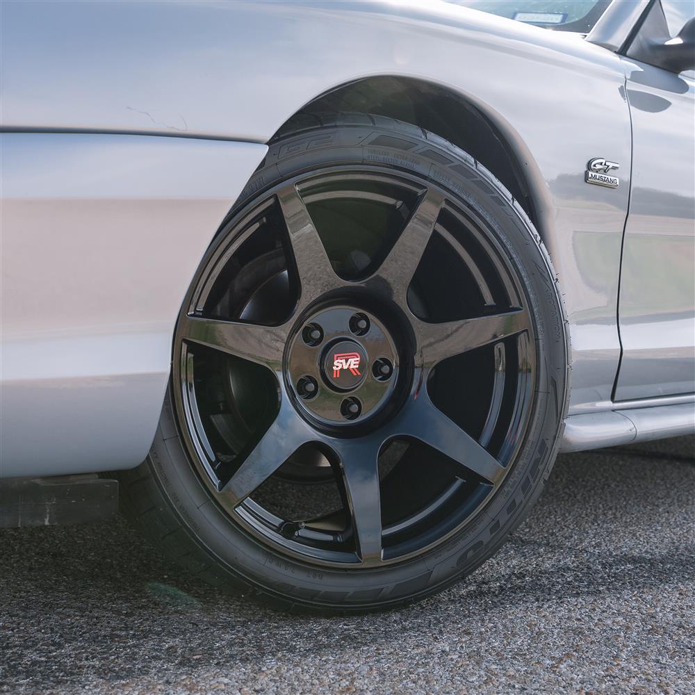 1994-04 Mustang SVE R350 Wheel Kit - 18x9/10  - Gloss Black