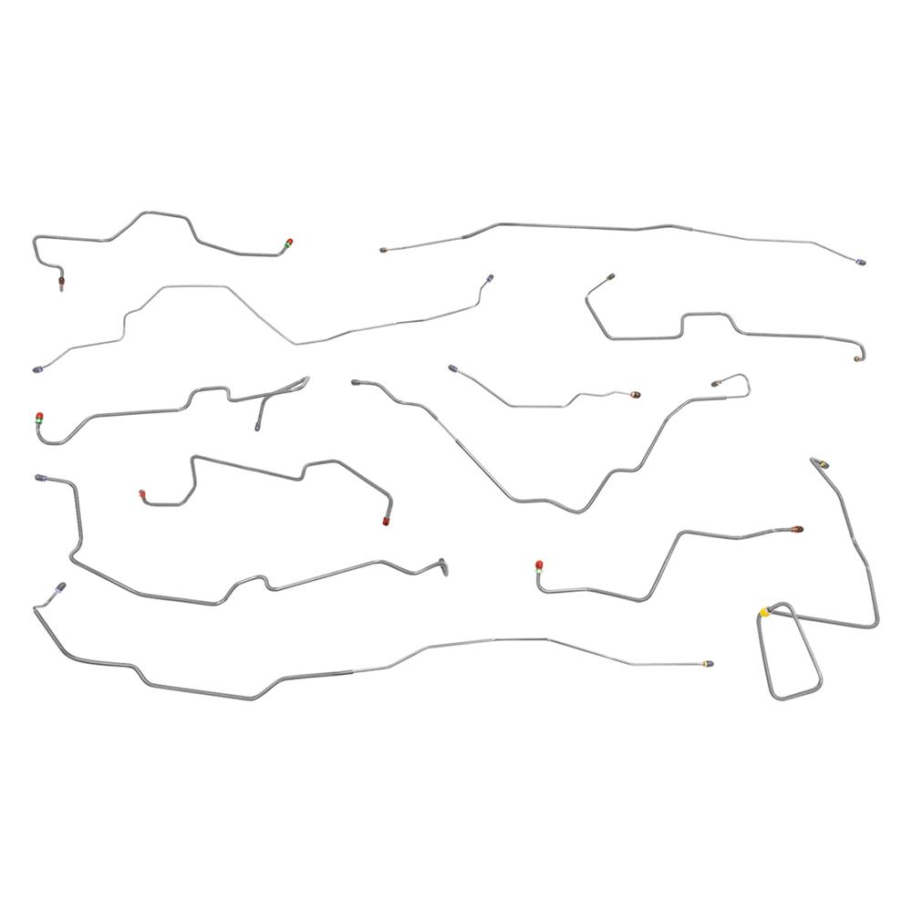 1995-96 Bronco Brake Line Kit - ABS  - Stainless Steel