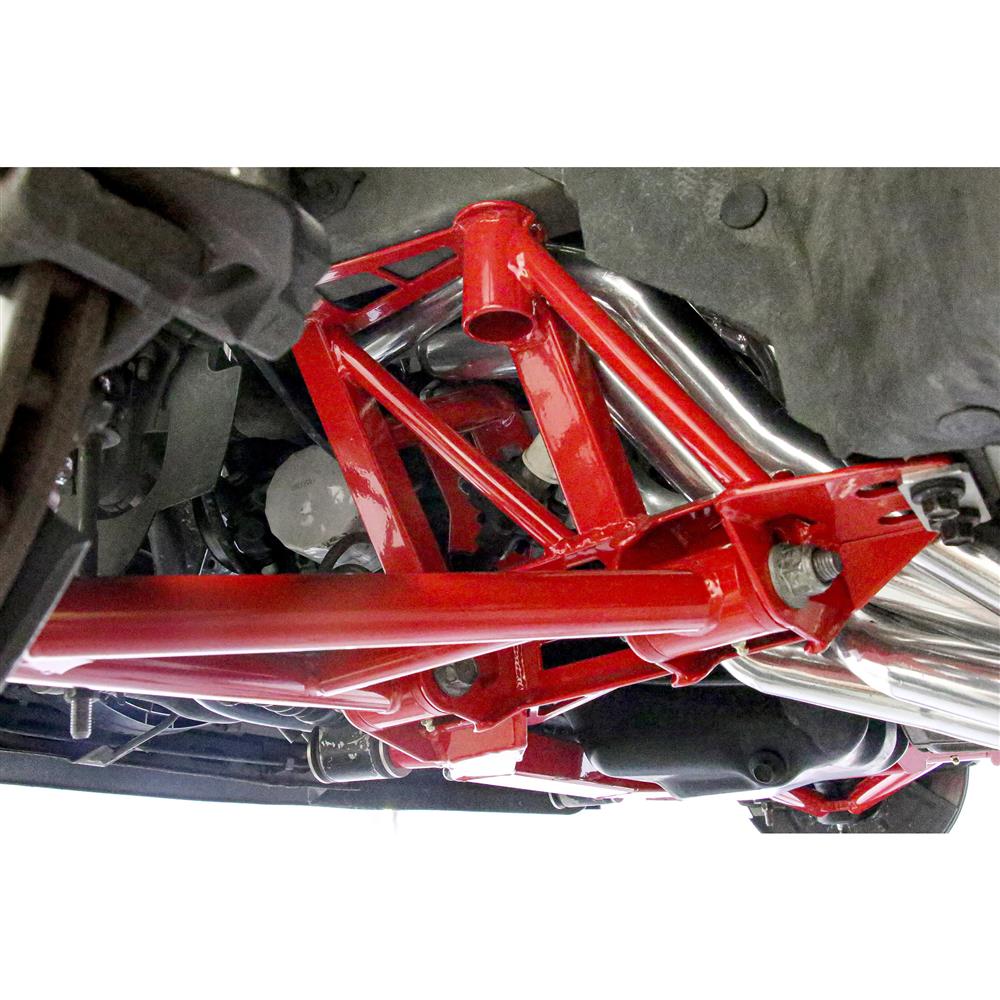 1994-04 Mustang BMR Premium Tubular K-Member - Coilovers - Modular  - Red