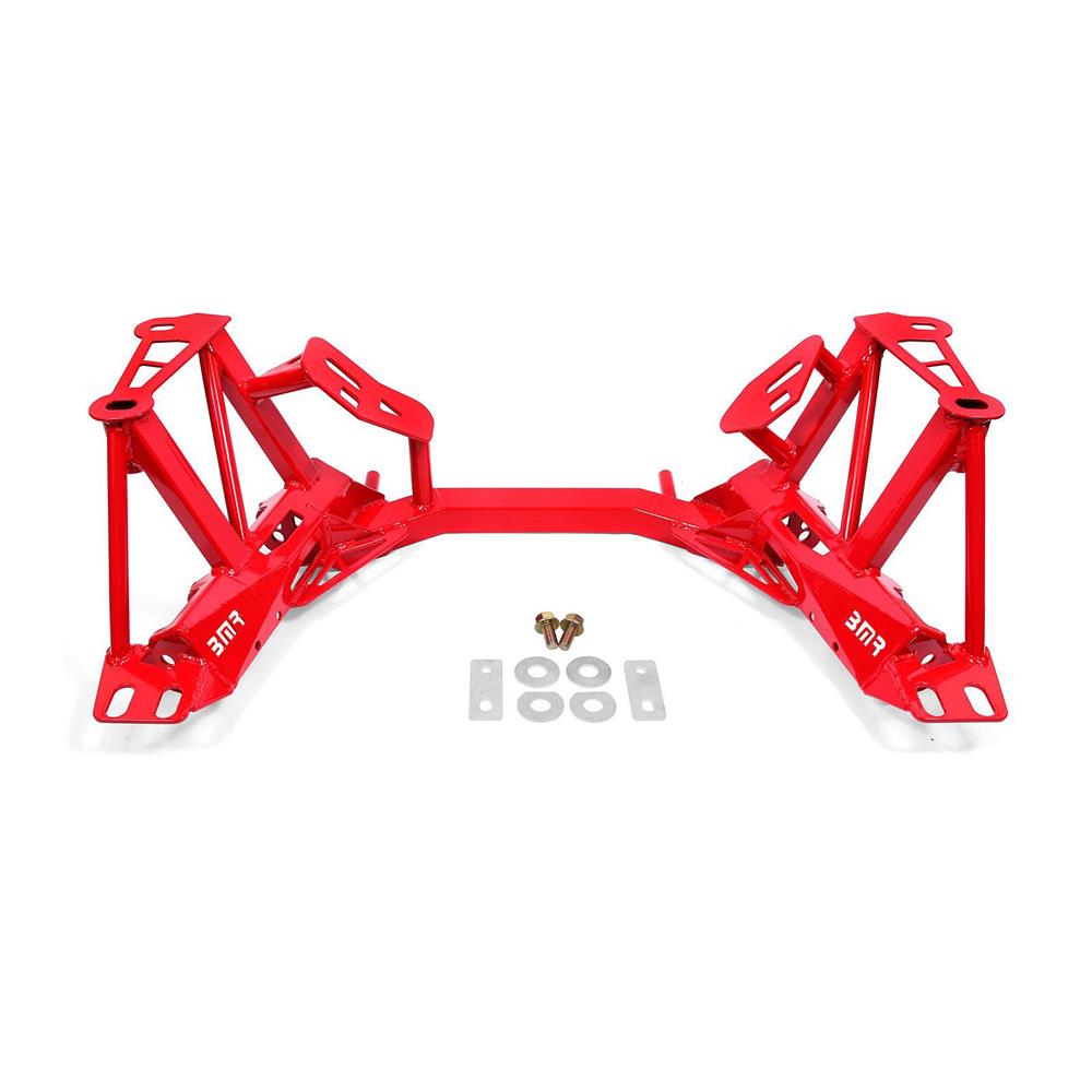 1994-04 Mustang BMR Premium Tubular K-Member - Coilovers - Modular  - Red